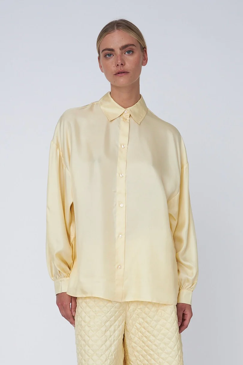 Blouses lange mouw geel STELLA NOVA - Image 3