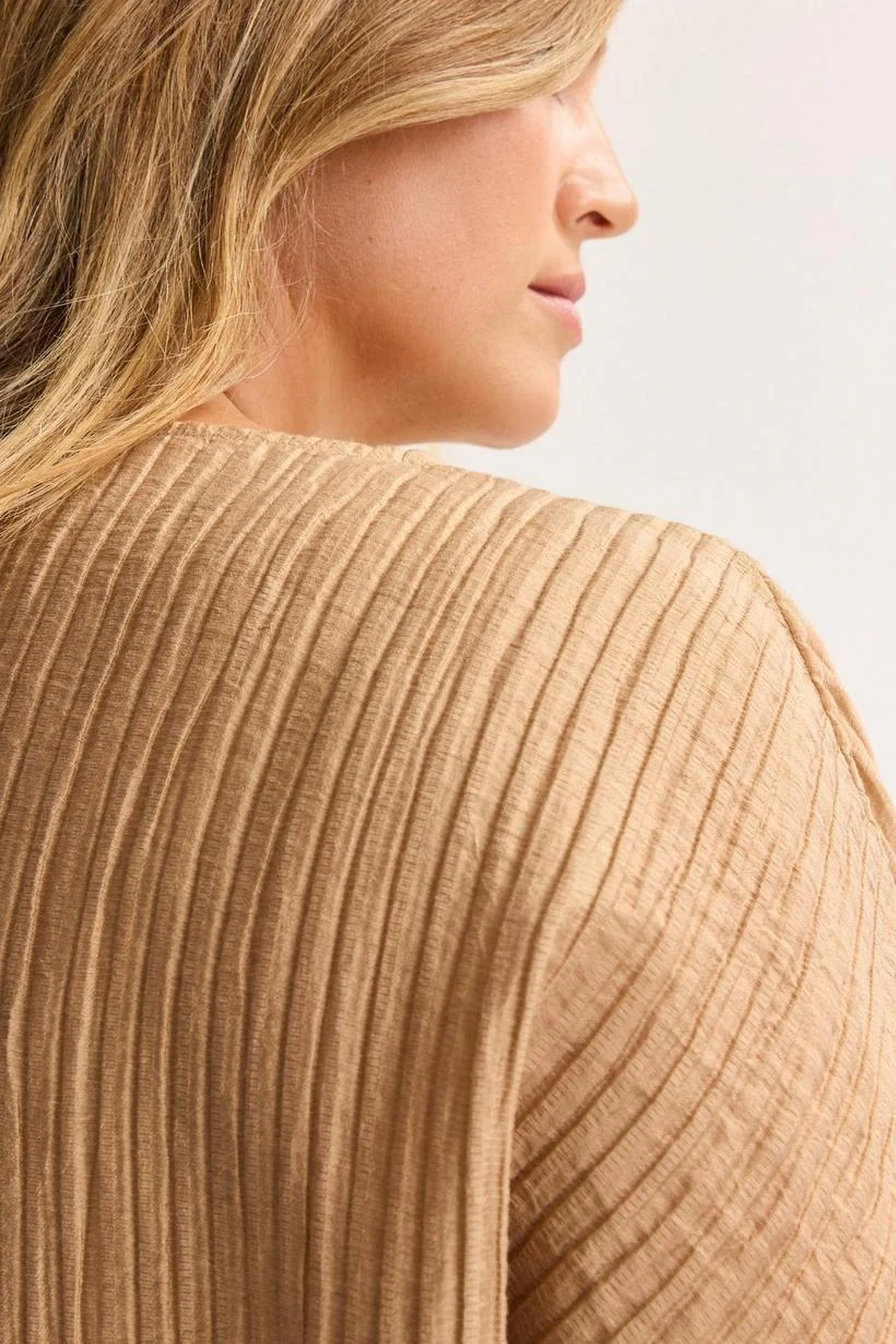 Blouses lange mouw goud Mayerline - Image 2