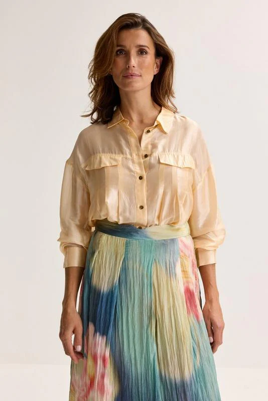 Blouses lange mouw goud Mayerline
