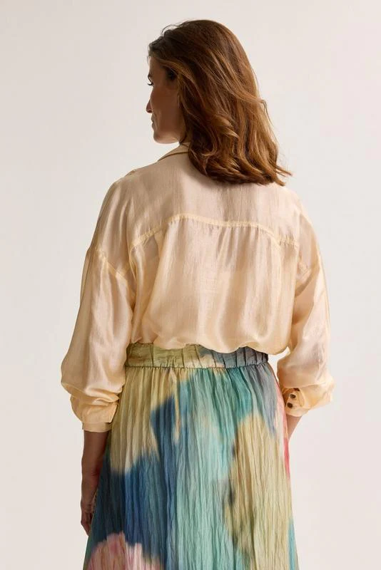 Blouses lange mouw goud Mayerline - Image 2