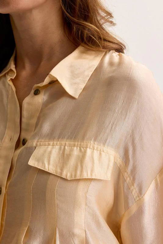 Blouses lange mouw goud Mayerline - Image 5