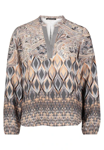 Blouses lange mouw grijs Betty Barclay