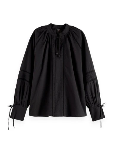 Blouses lange mouw zwart Scotch & Soda
