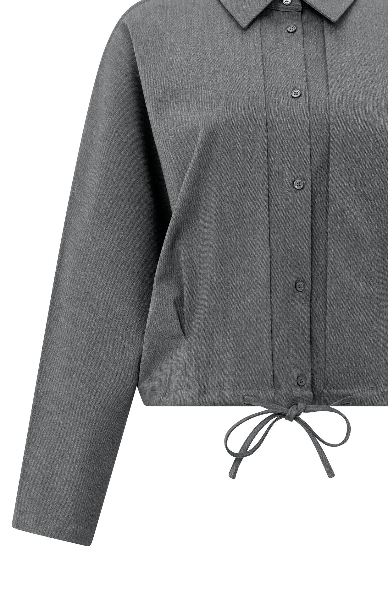 Blouses lange mouw grijs YAYA - Image 3