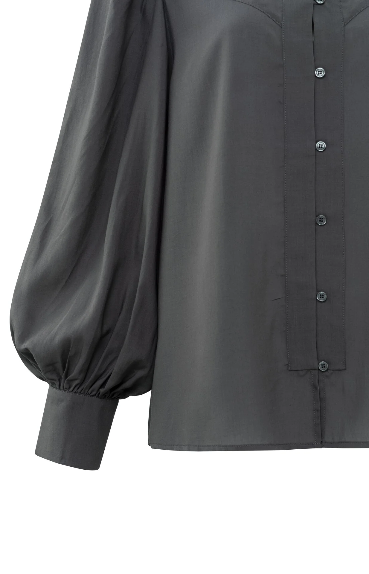 Blouses lange mouw grijs YAYA - Image 3