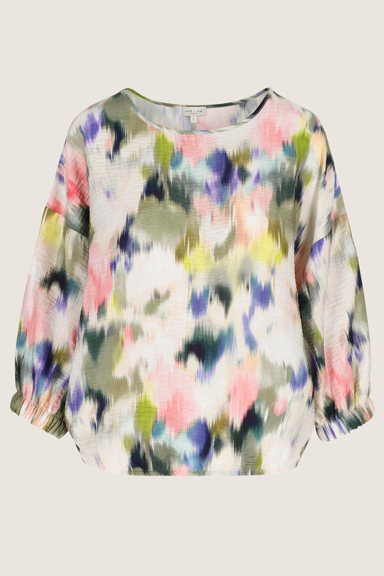 Blouses lange mouw groen Améline