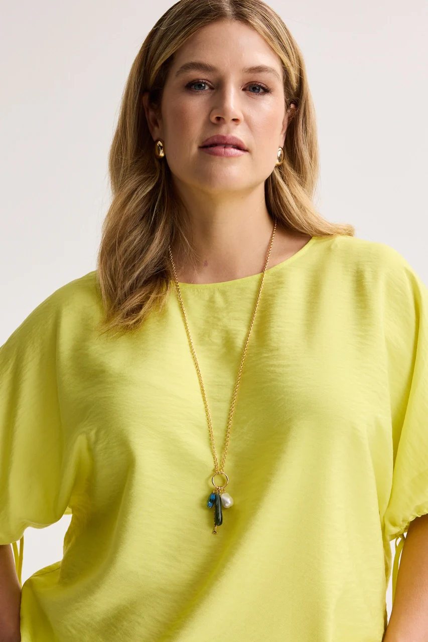 Blouses lange mouw groen Améline - Image 5