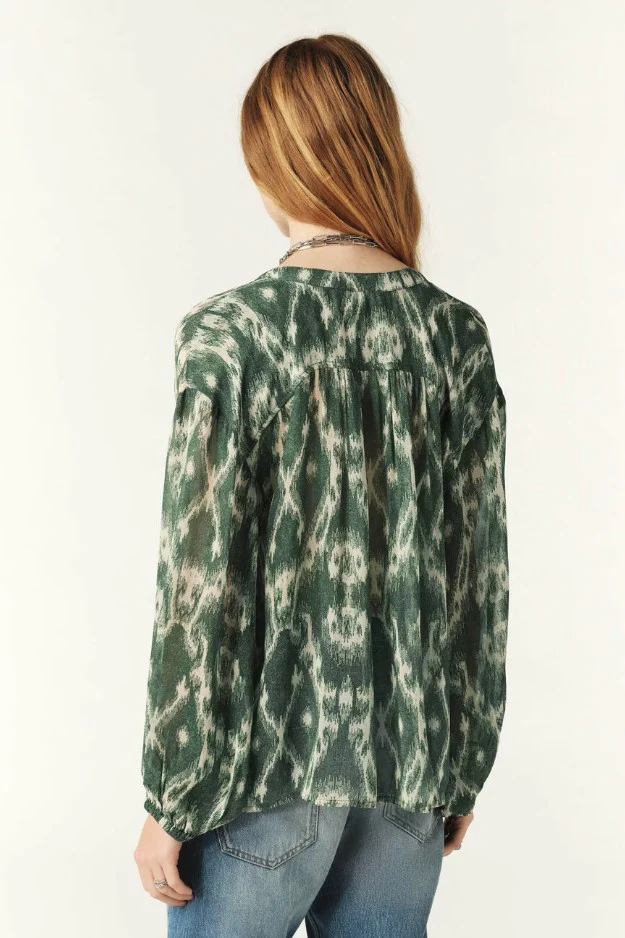 Blouses lange mouw groen ba&sh - Image 4