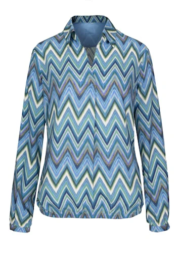 Blouses lange mouw groen Bianca