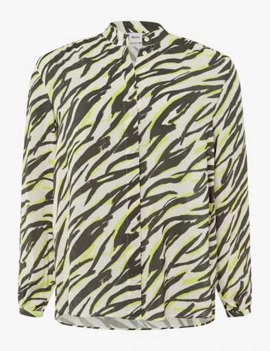 Blouses lange mouw groen BRAX