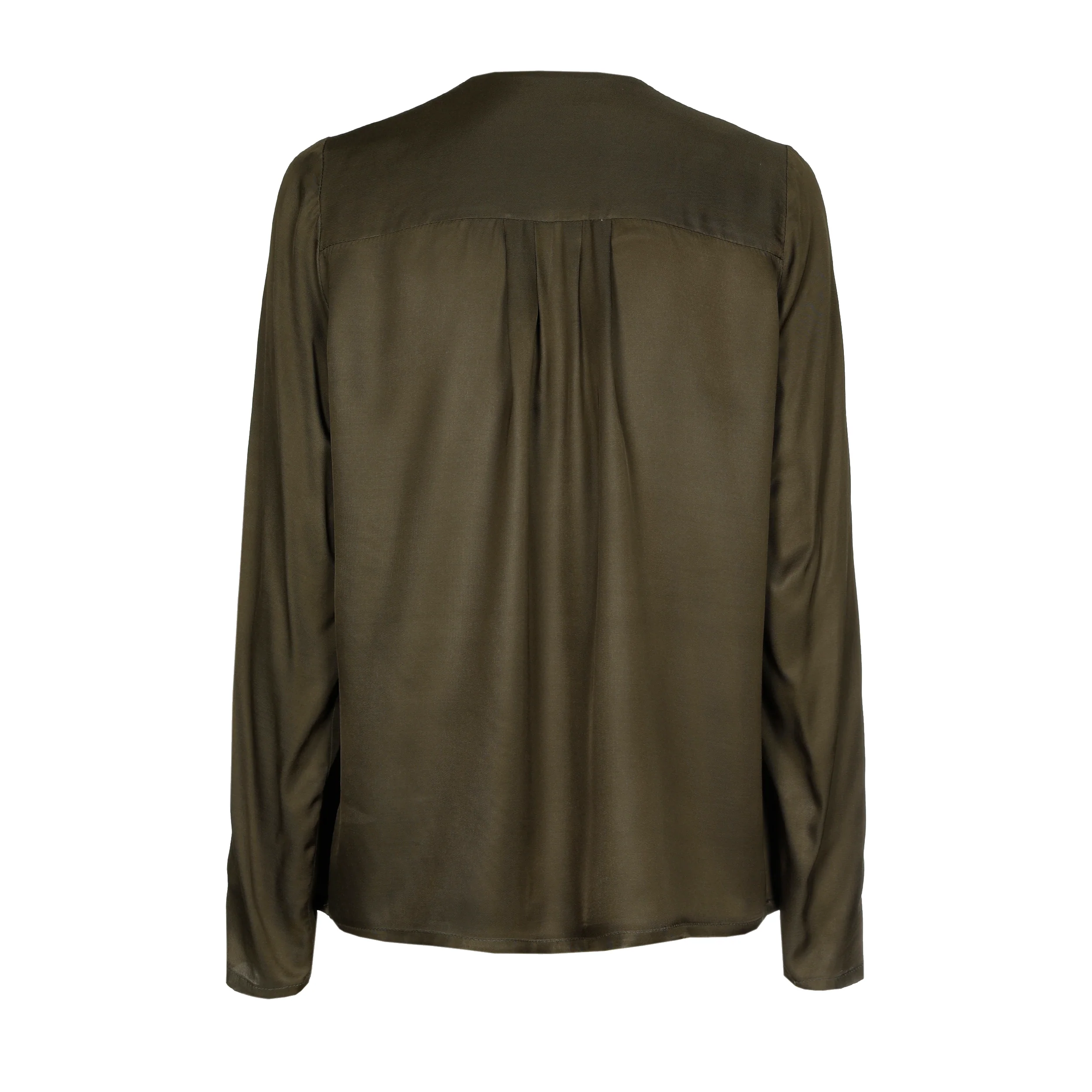 Blouses lange mouw groen Caroline Biss