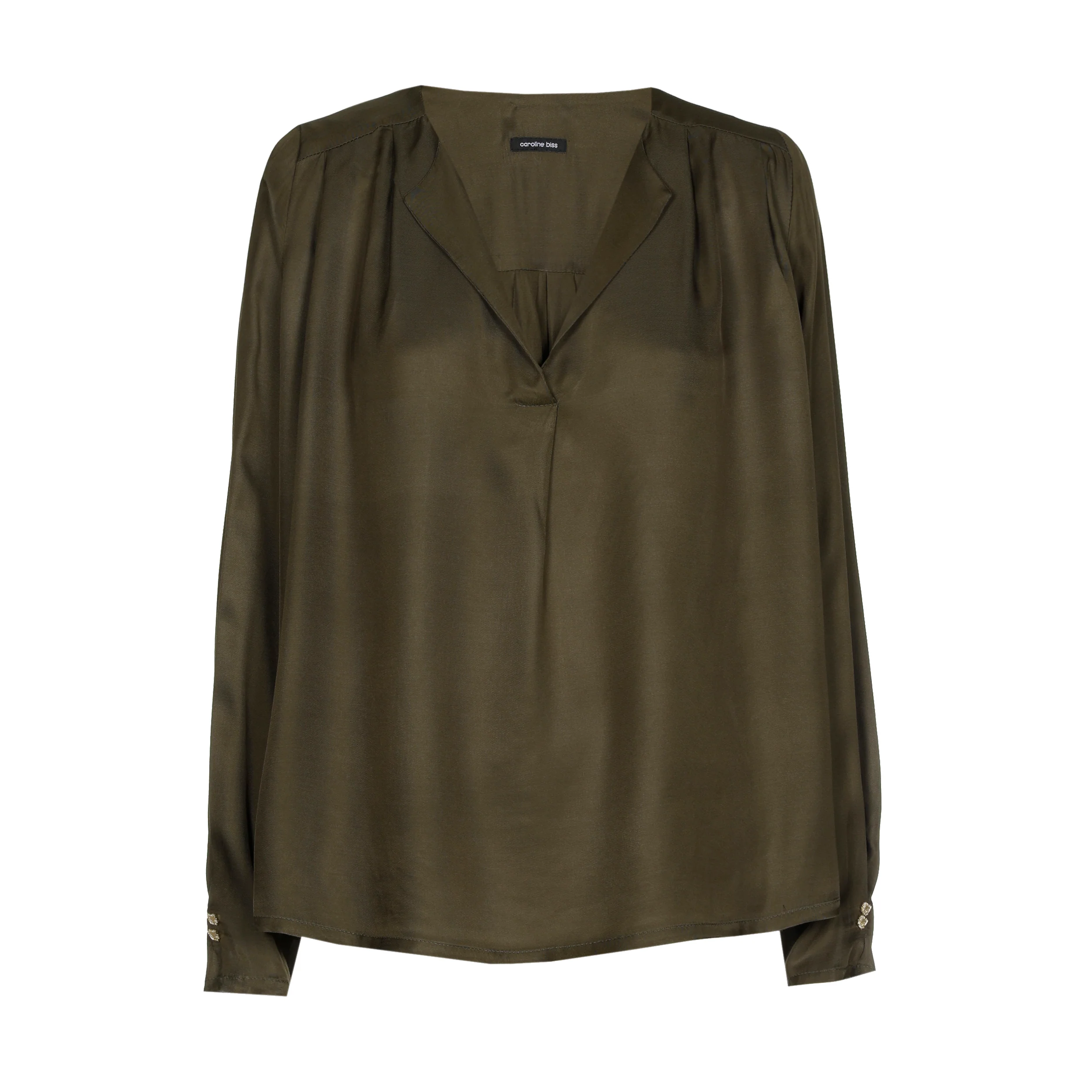 Blouses lange mouw groen Caroline Biss - Image 2