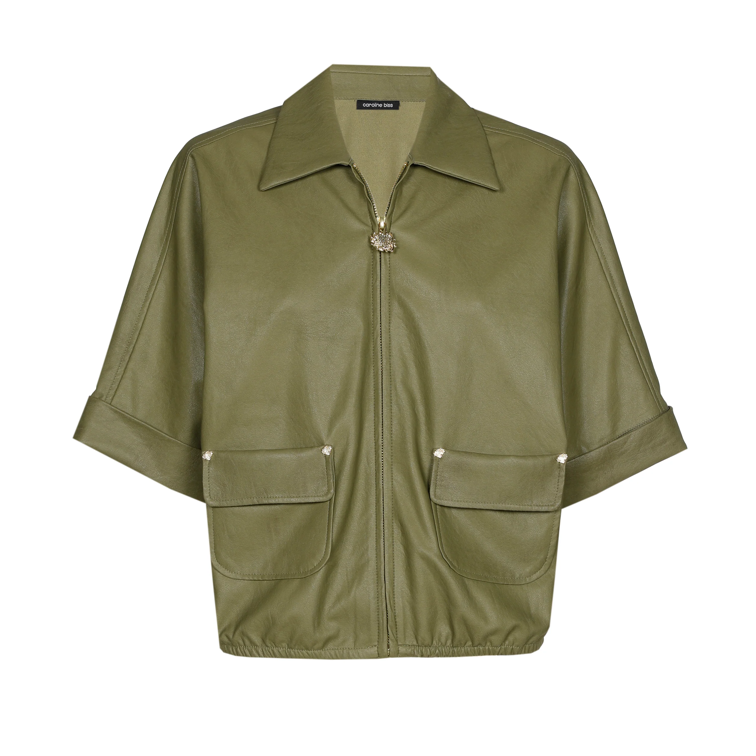 Blouses lange mouw groen Caroline Biss