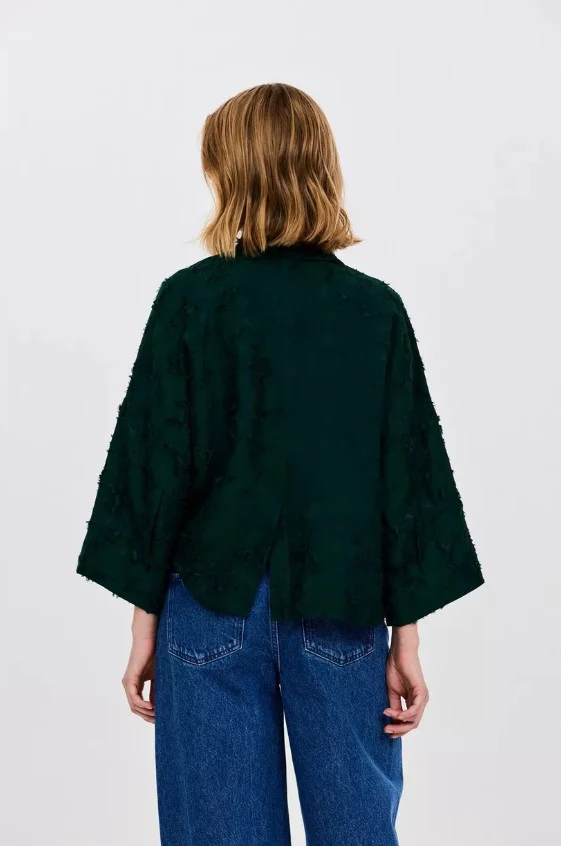 Blouses lange mouw groen CKS - Image 4