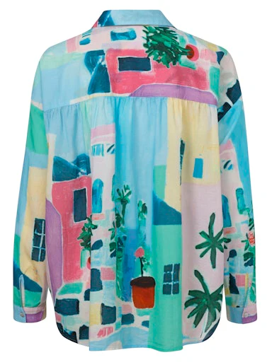 Blouses lange mouw groen eiszeit - Image 2
