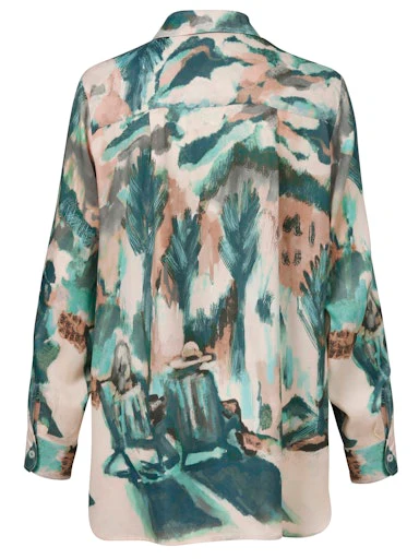 Blouses lange mouw groen eiszeit - Image 2