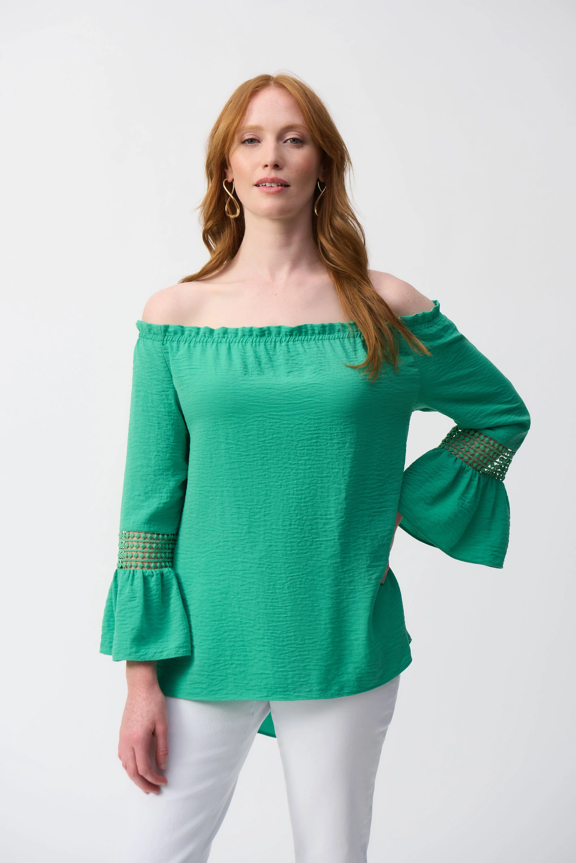 Blouses lange mouw groen Joseph Ribkoff
