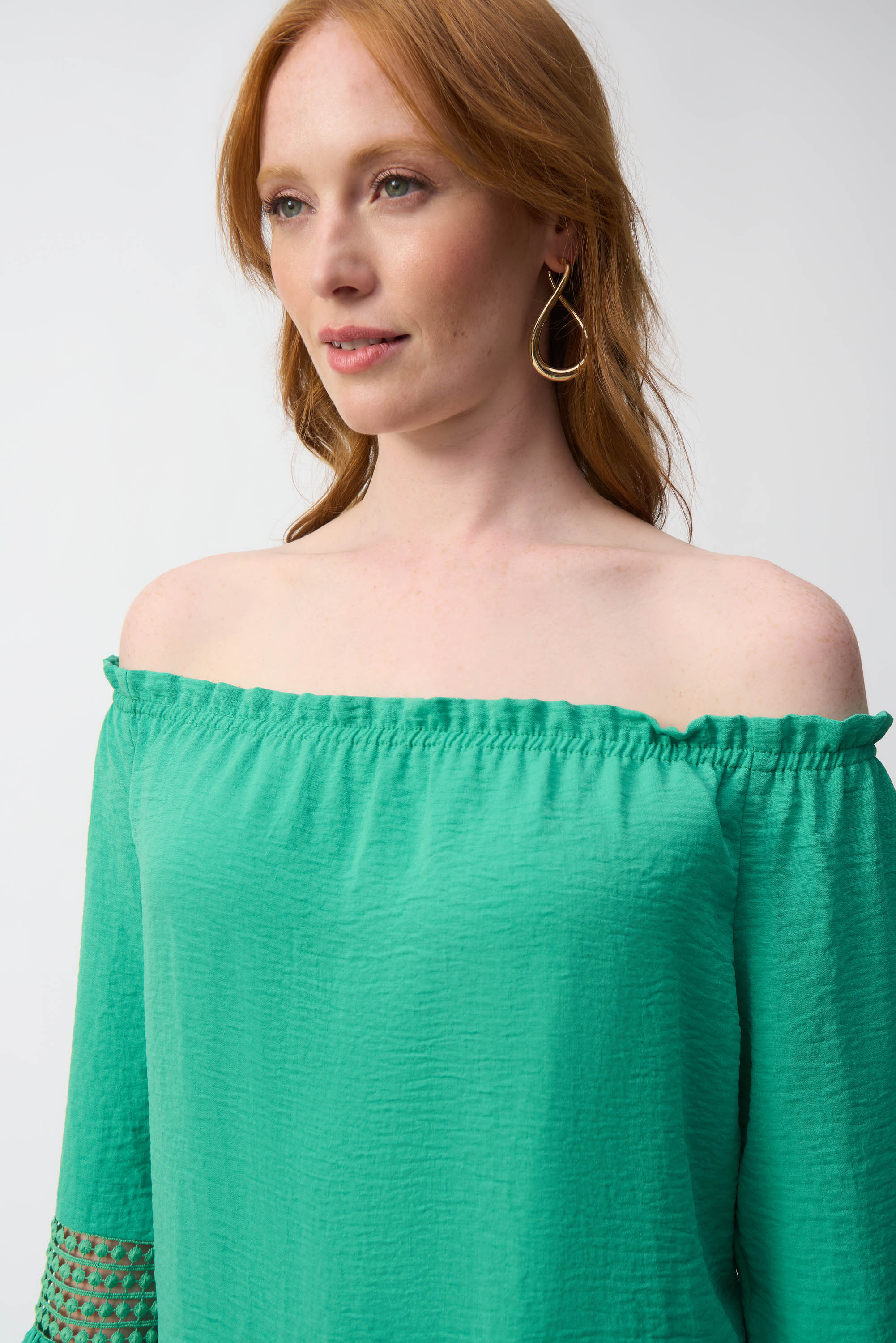 Blouses lange mouw groen Joseph Ribkoff - Image 3