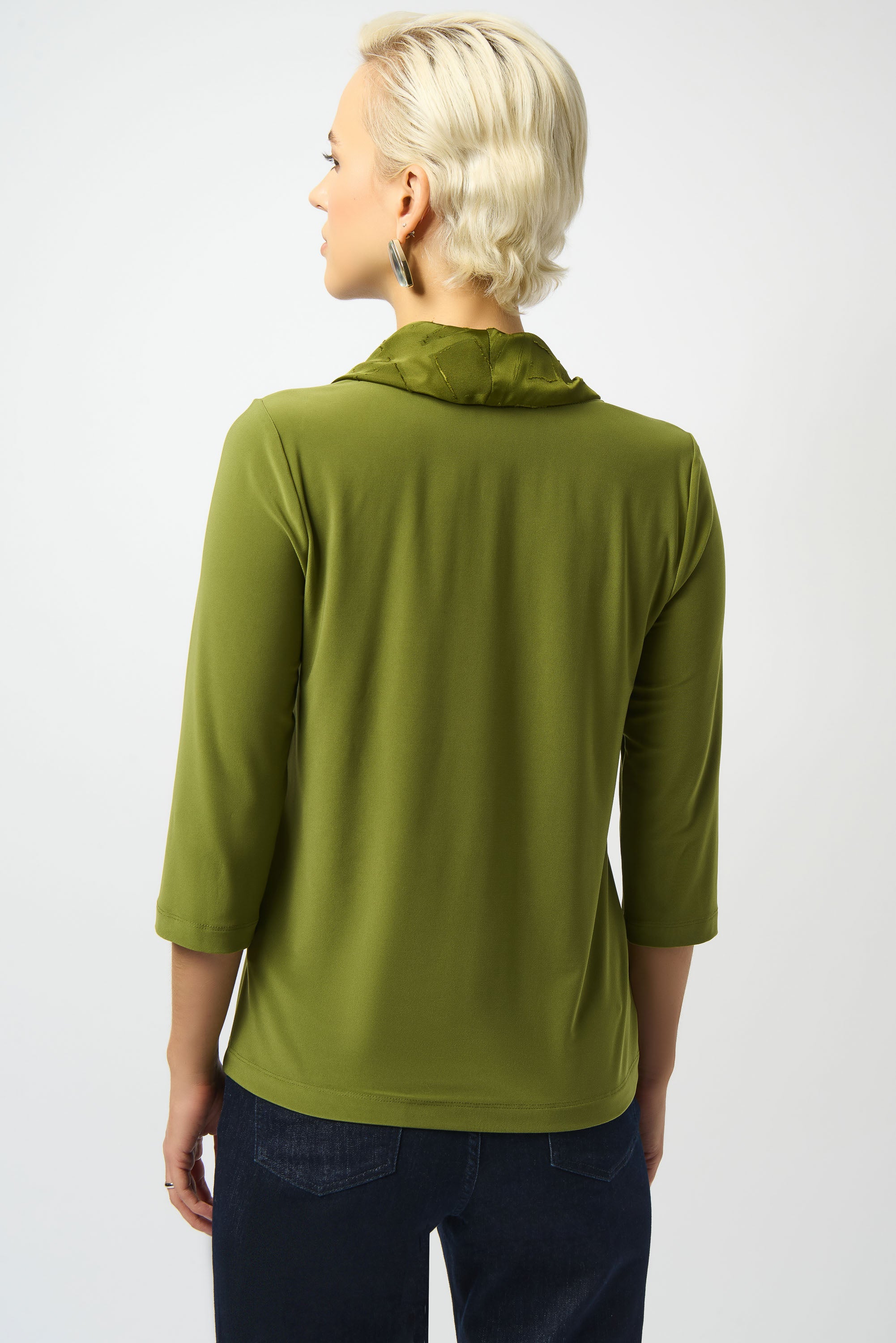 Blouses lange mouw groen Joseph Ribkoff - Image 4