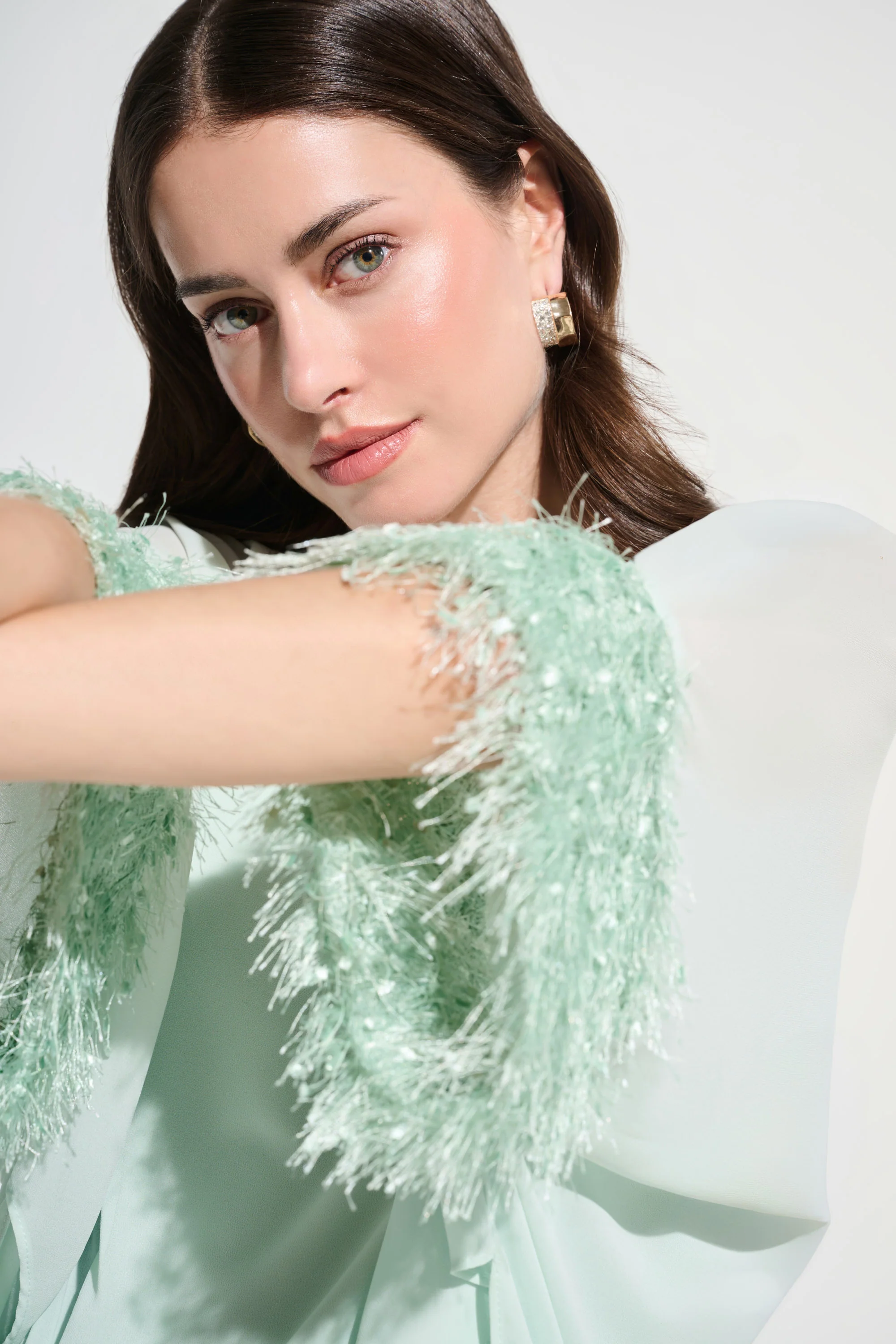 Blouses lange mouw groen Joseph Ribkoff - Image 5