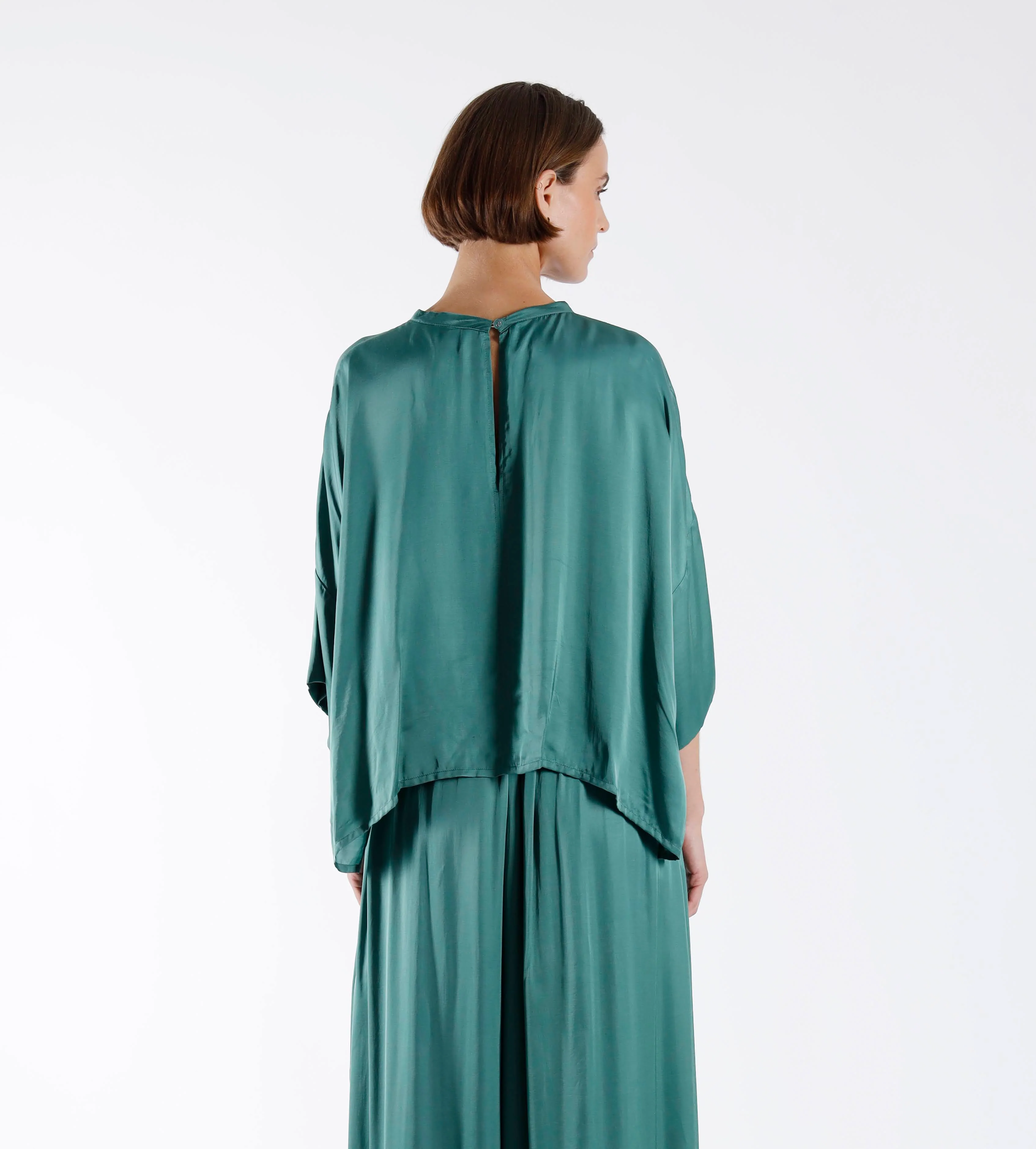 Blouses lange mouw groen Julia June - Image 2