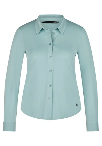 Blouses lange mouw groen LeComte