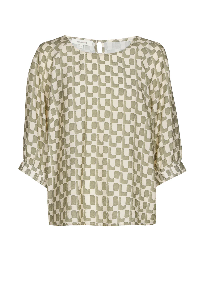 Blouses lange mouw groen Marie Méro - Image 3