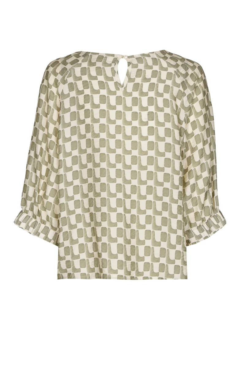Blouses lange mouw groen Marie Méro - Image 4