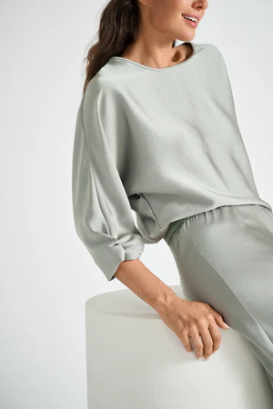 Blouses lange mouw groen Marie Méro