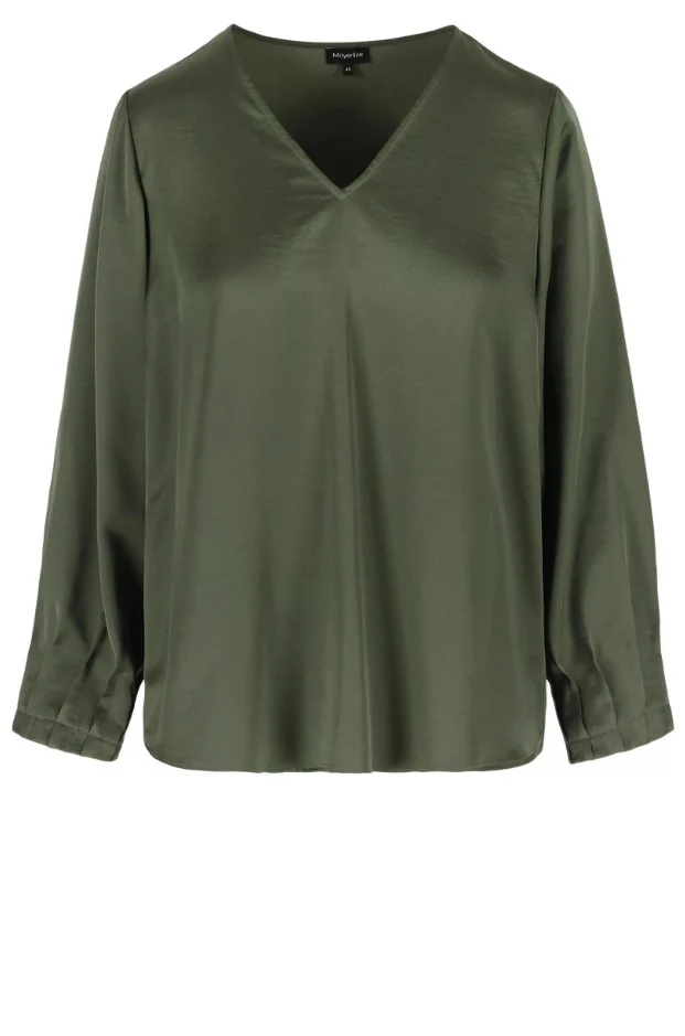 Blouses lange mouw groen Mayerline