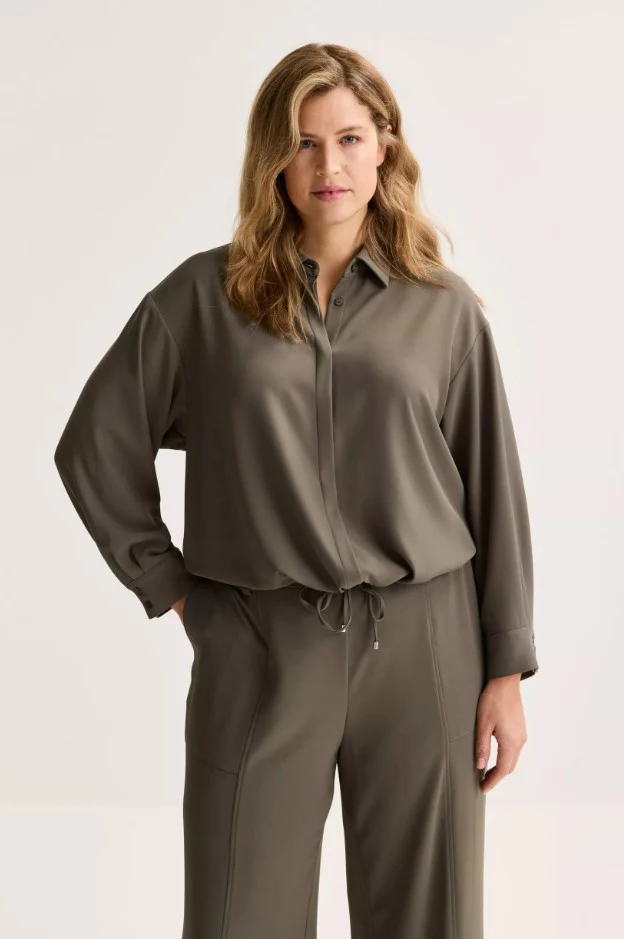 Blouses lange mouw groen Mayerline