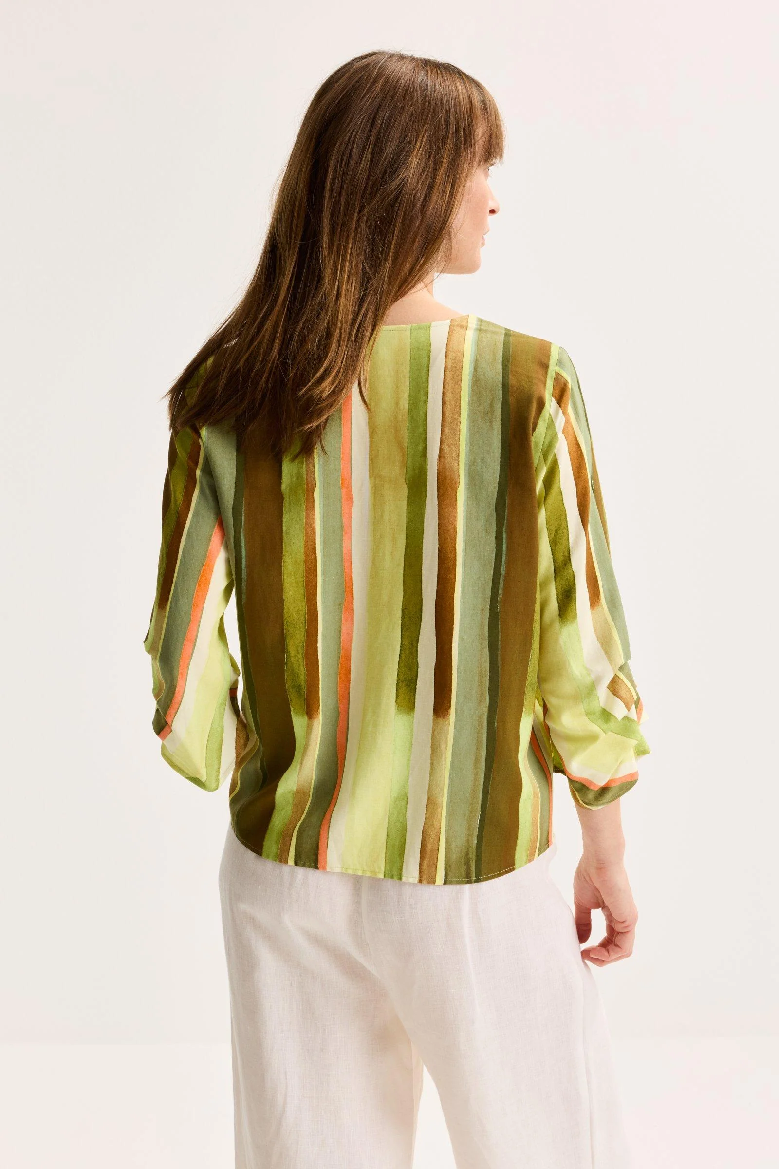 Blouses lange mouw groen Mayerline - Image 5