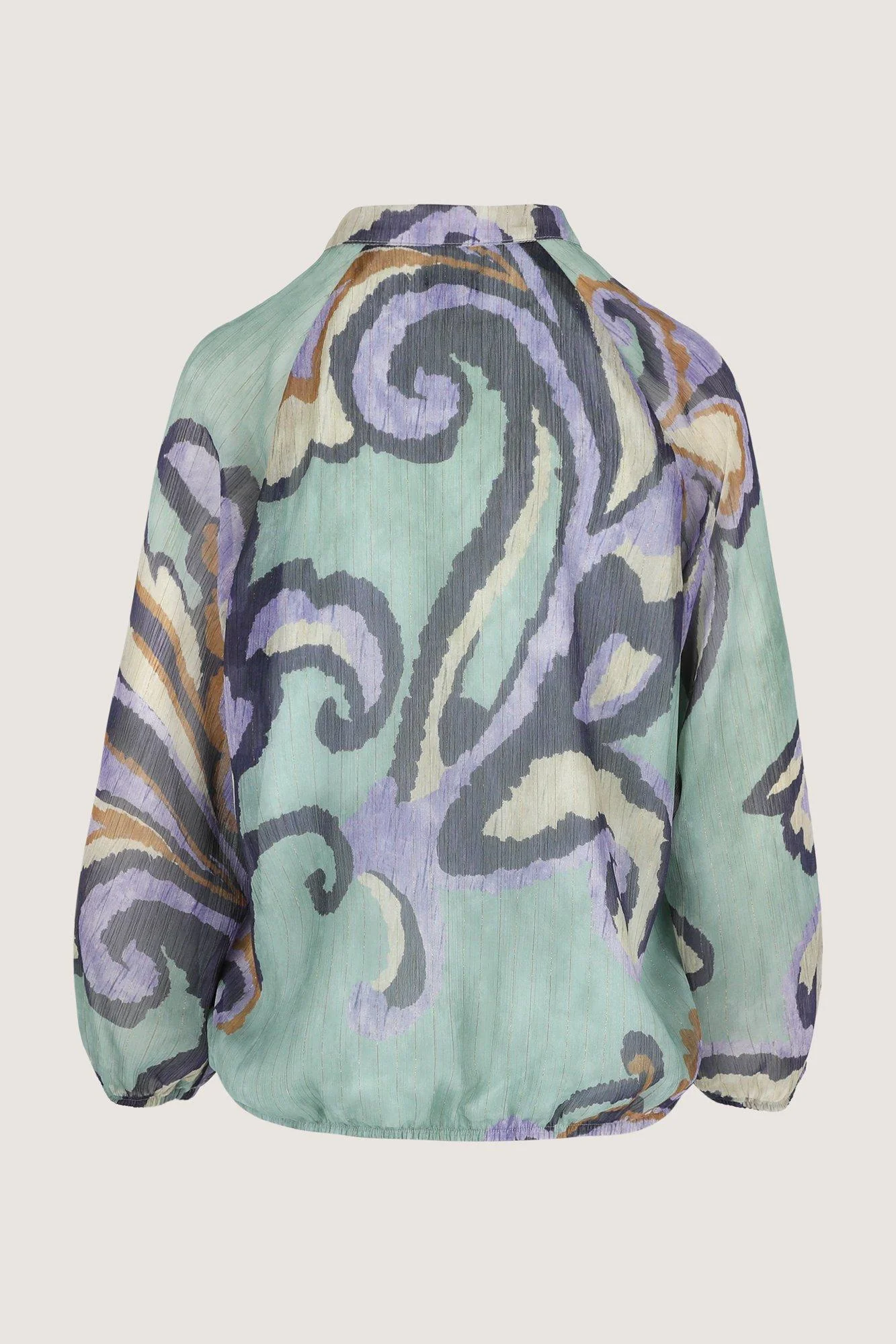 Blouses lange mouw groen Mayerline - Image 2