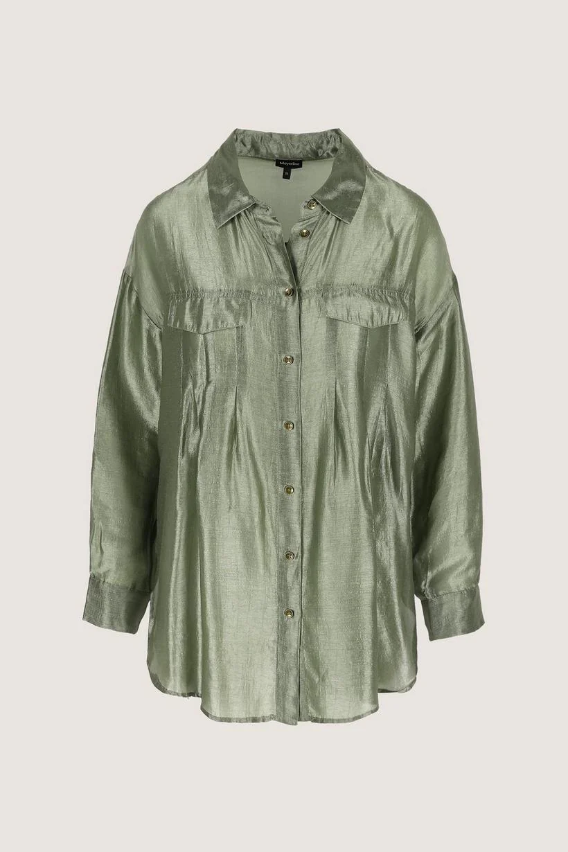 Blouses lange mouw groen Mayerline