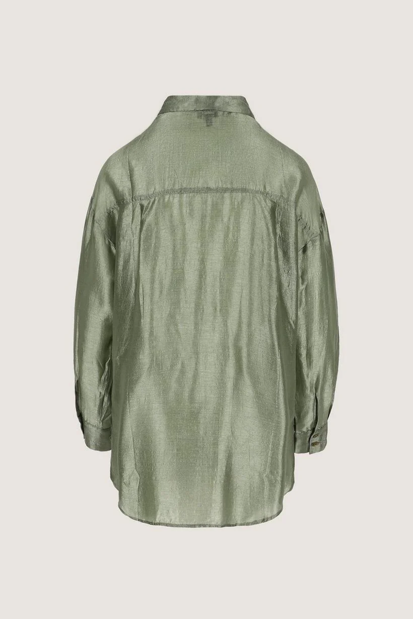 Blouses lange mouw groen Mayerline - Image 2