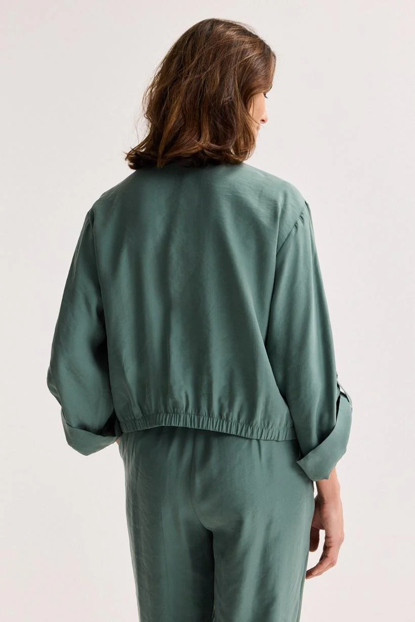 Blouses lange mouw groen Mayerline - Image 3