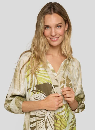 Blouses lange mouw groen Rabe - Image 3