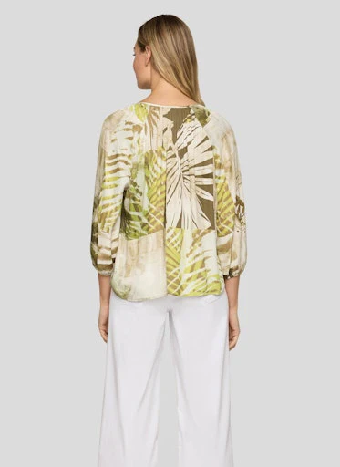Blouses lange mouw groen Rabe - Image 4