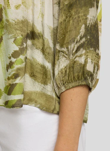 Blouses lange mouw groen Rabe - Image 5