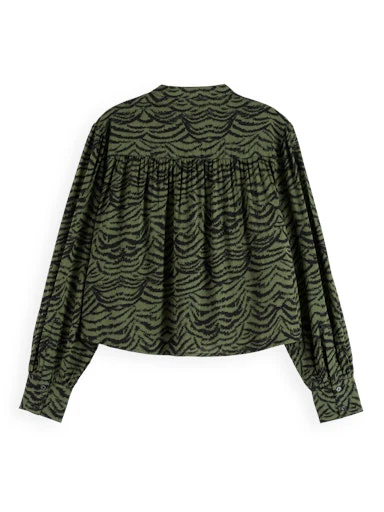 Blouses lange mouw groen Scotch & Soda - Image 3