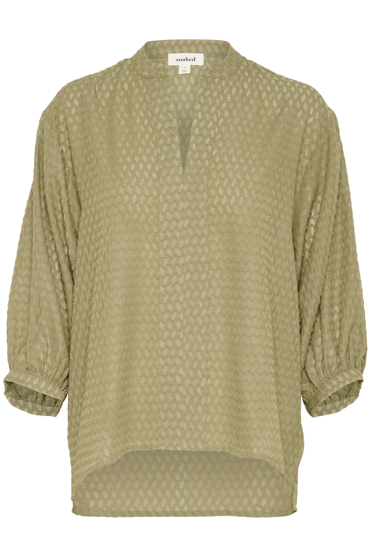 Blouses lange mouw groen Soaked In Luxury - Image 4