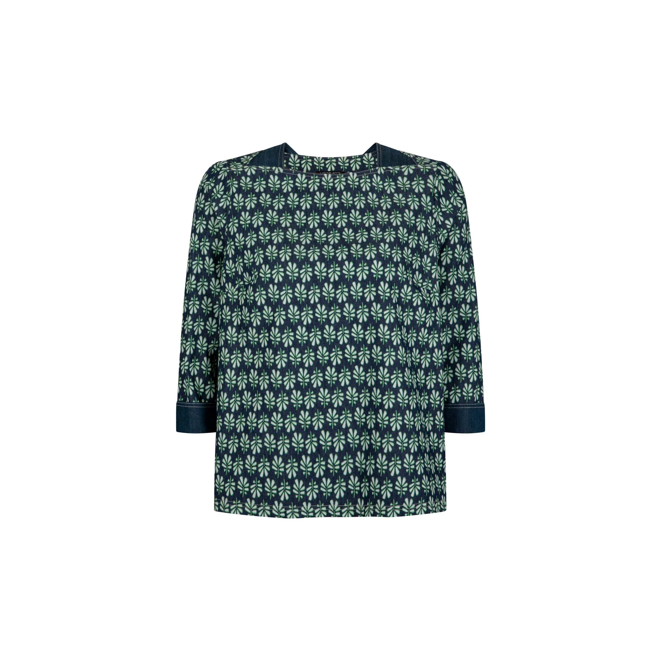 Blouses lange mouw groen Verpass