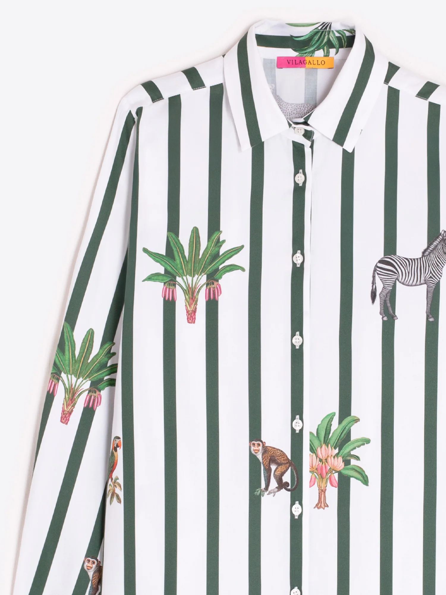 Blouses lange mouw groen Vilagallo - Image 3