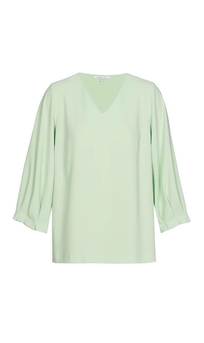 Blouses lange mouw groen Xandres Gold