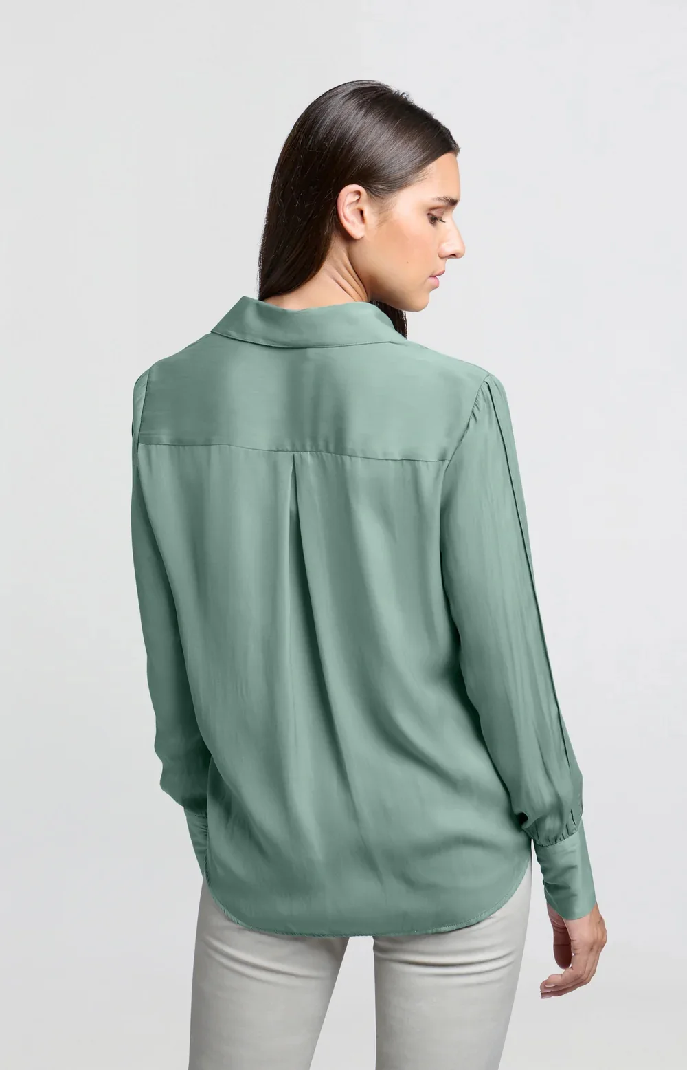 Blouses lange mouw groen YAYA - Image 3
