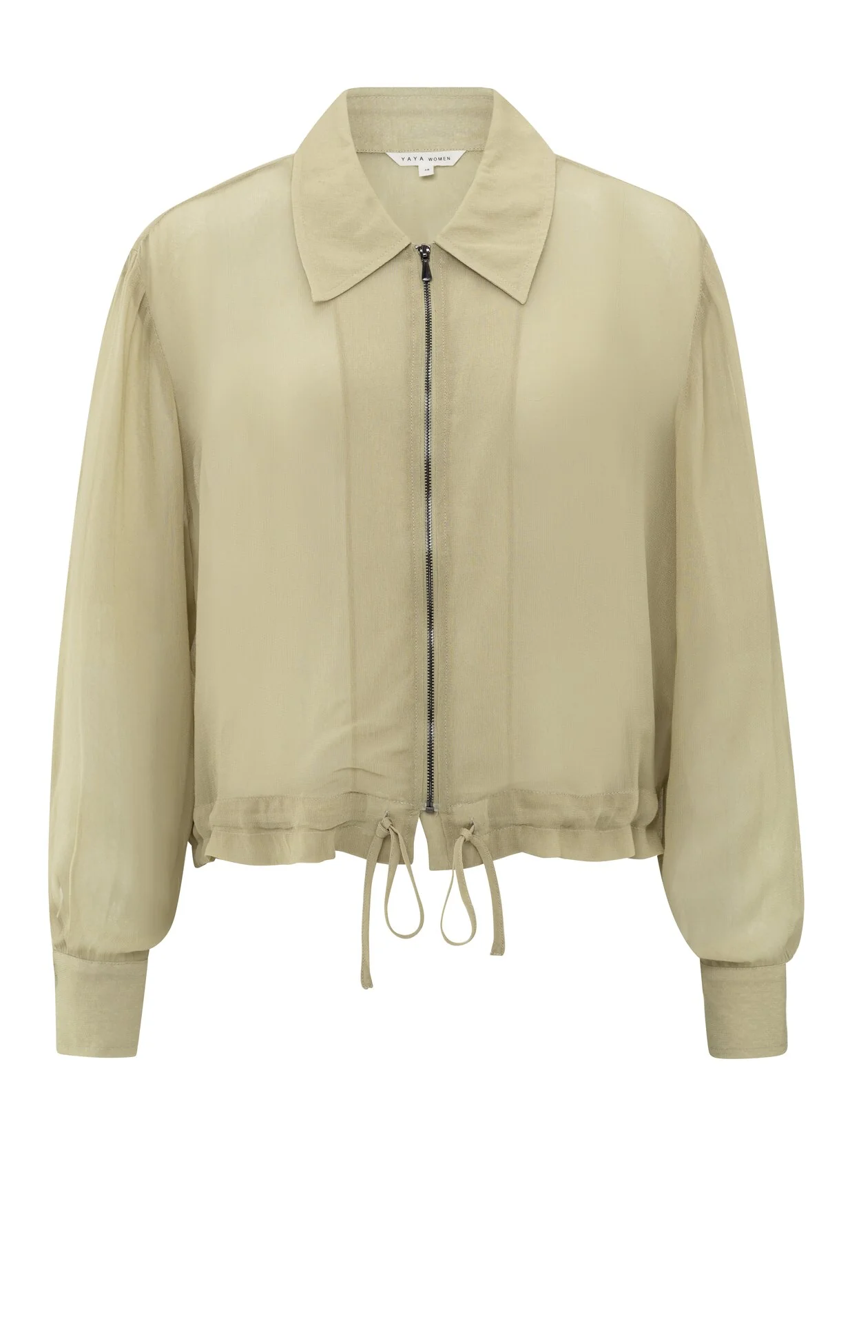 Blouses lange mouw groen YAYA - Image 2