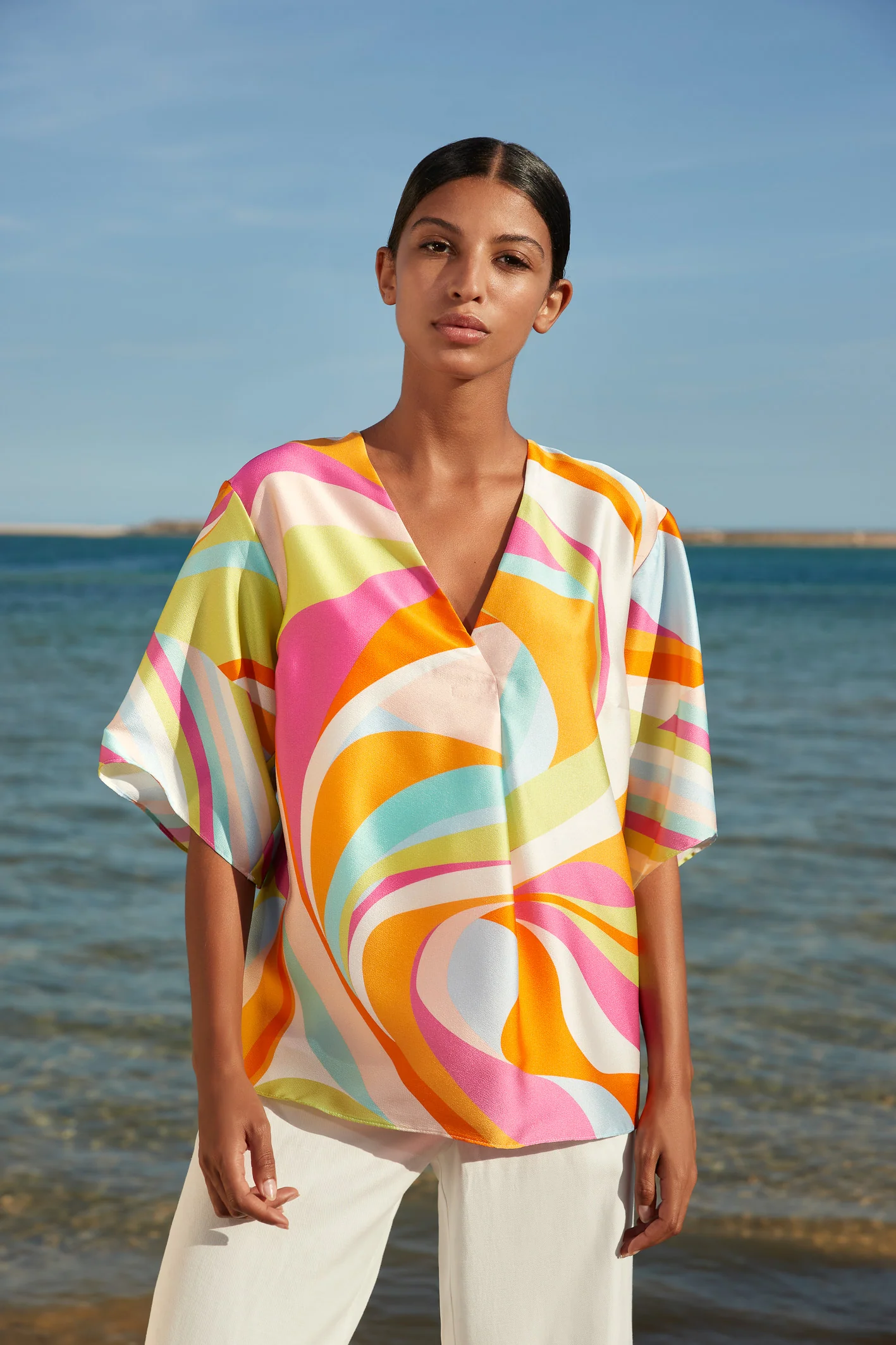 Blouses lange mouw multicolor Atmos