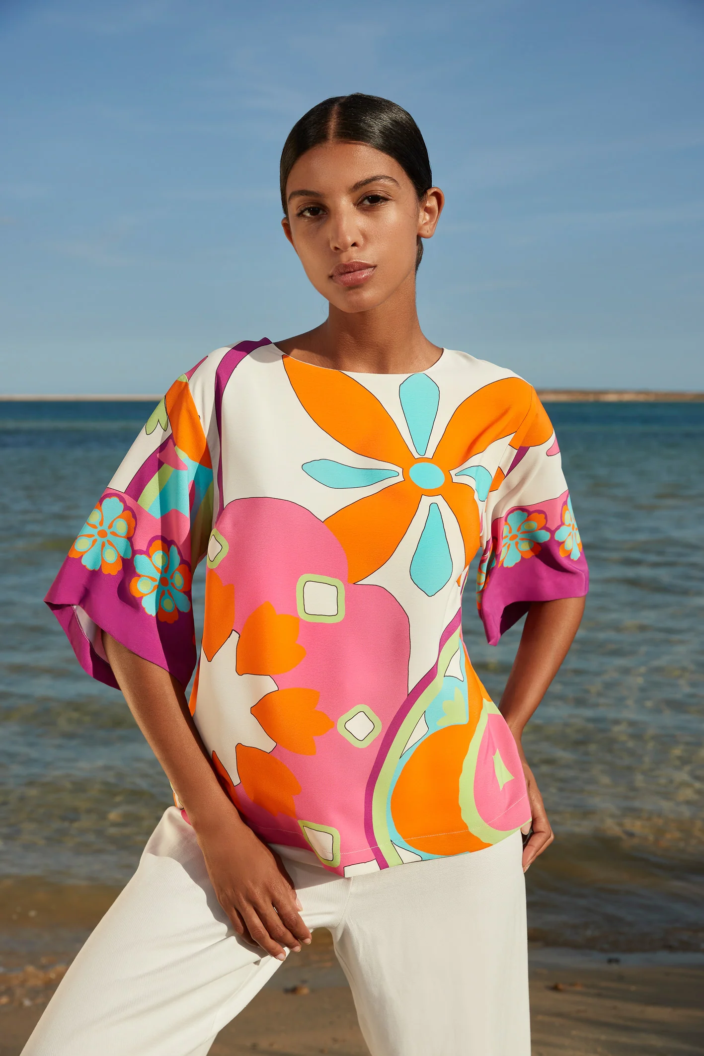 Blouses lange mouw multicolor Atmos