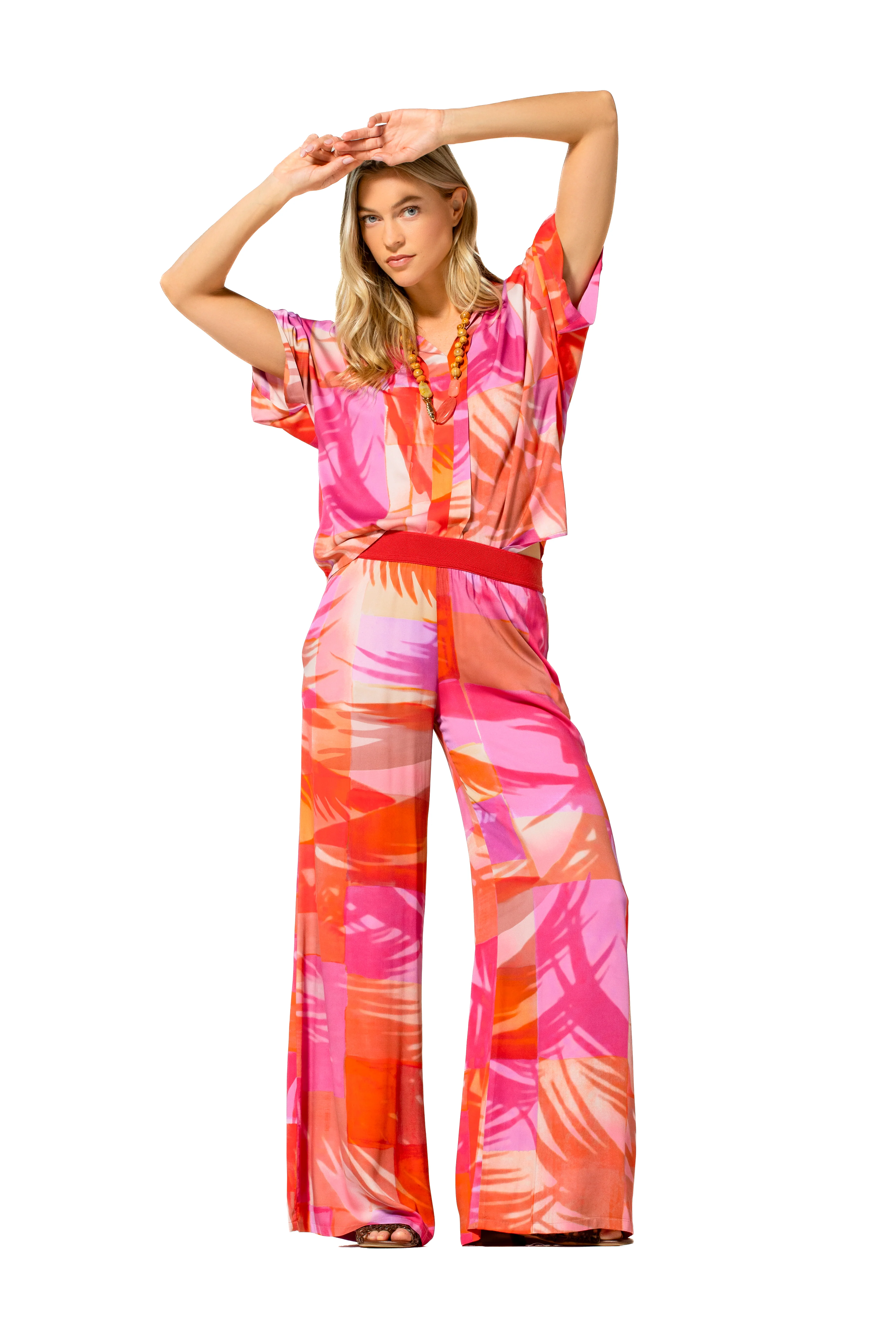 Blouses korte mouw multicolor Caroline Biss - Image 3