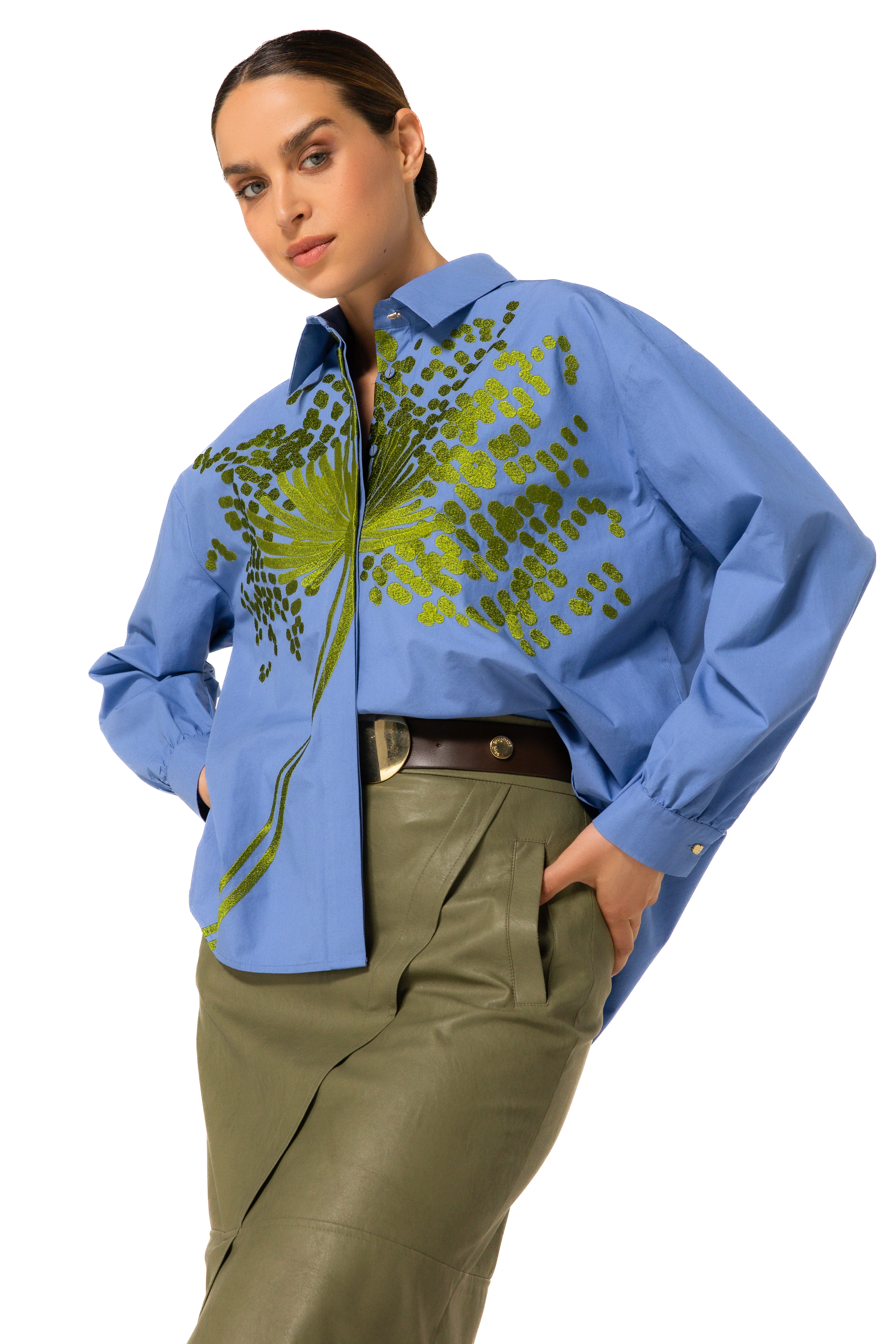 Blouses lange mouw multicolor Caroline Biss - Image 3